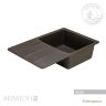 Мойка кухонная АКВАТОН Аманда, кофе Мойка кухонная АКВАТОН Аманда, кофе